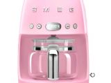 Smeg 50's Retro Style Pembe Filtre Kahve Makinesi